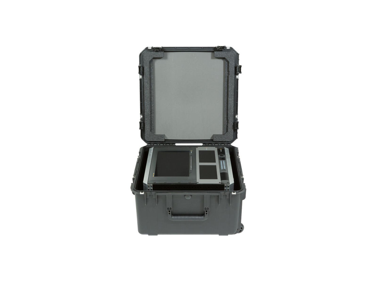 SKB Cases Seres Case Wth Removeable 10U Alumnum Shallow Rack Cage Tsa Locks Wheels 3I-22221210U