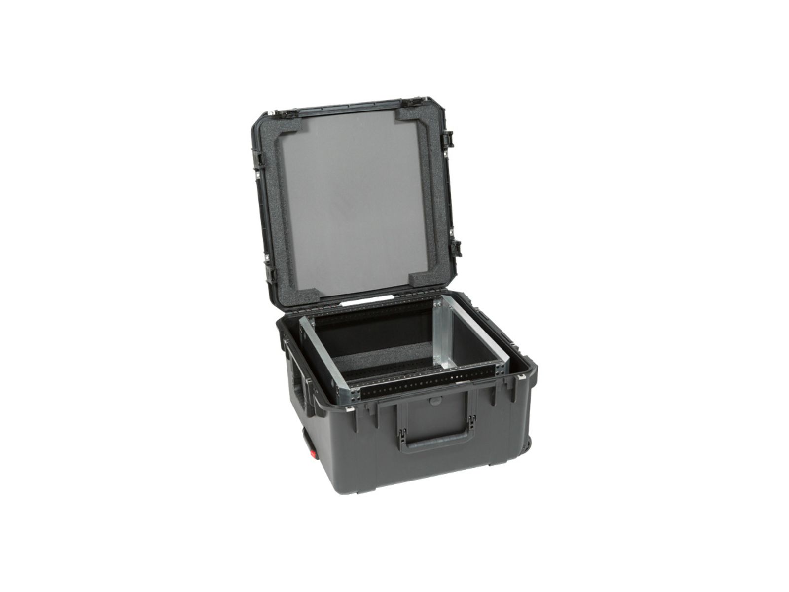 SKB Cases Seres Case Wth Removeable 10U Alumnum Shallow Rack Cage Tsa Locks Wheels