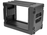 SKB Cases 8U Shallow Roto Rack w/ wheels and handle