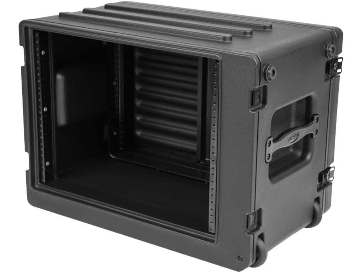 SKB Cases 8U Shallow Roto Rack w/ wheels and handle