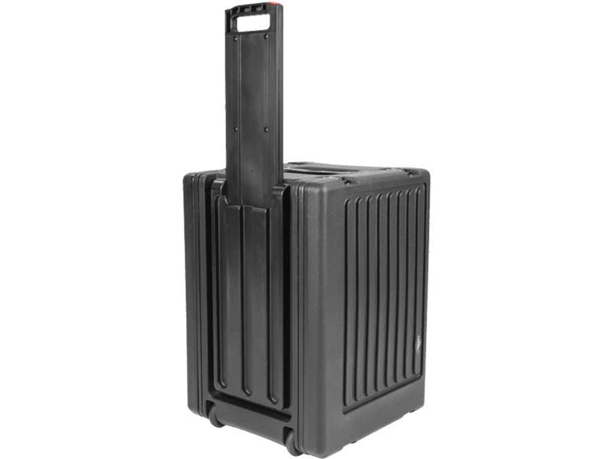 SKB Cases 8U Shallow Roto Rack w/ wheels and handle