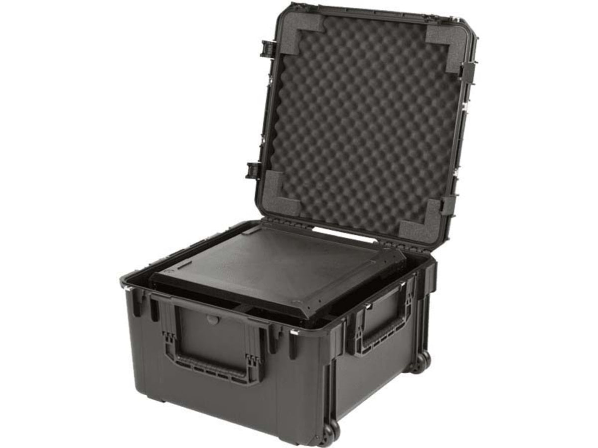 SKB Cases Seres Case Wth Removeable 6U Injecton Molded 20in Rack Cage Tsa Lockng Latches Wheels