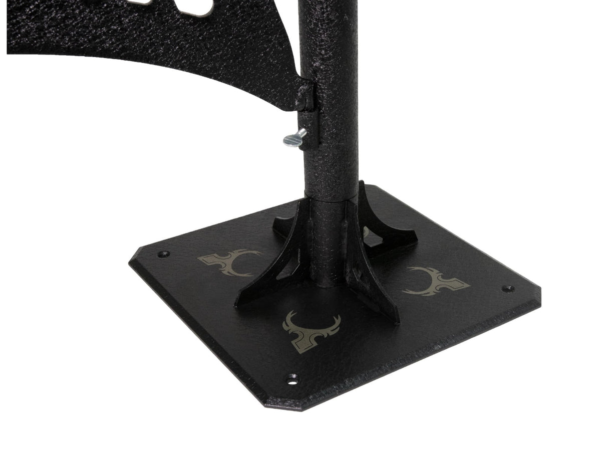 Skull Hooker Trophy Tree Shoulder Pedestal Mount Black SKH-STTSM-BLK