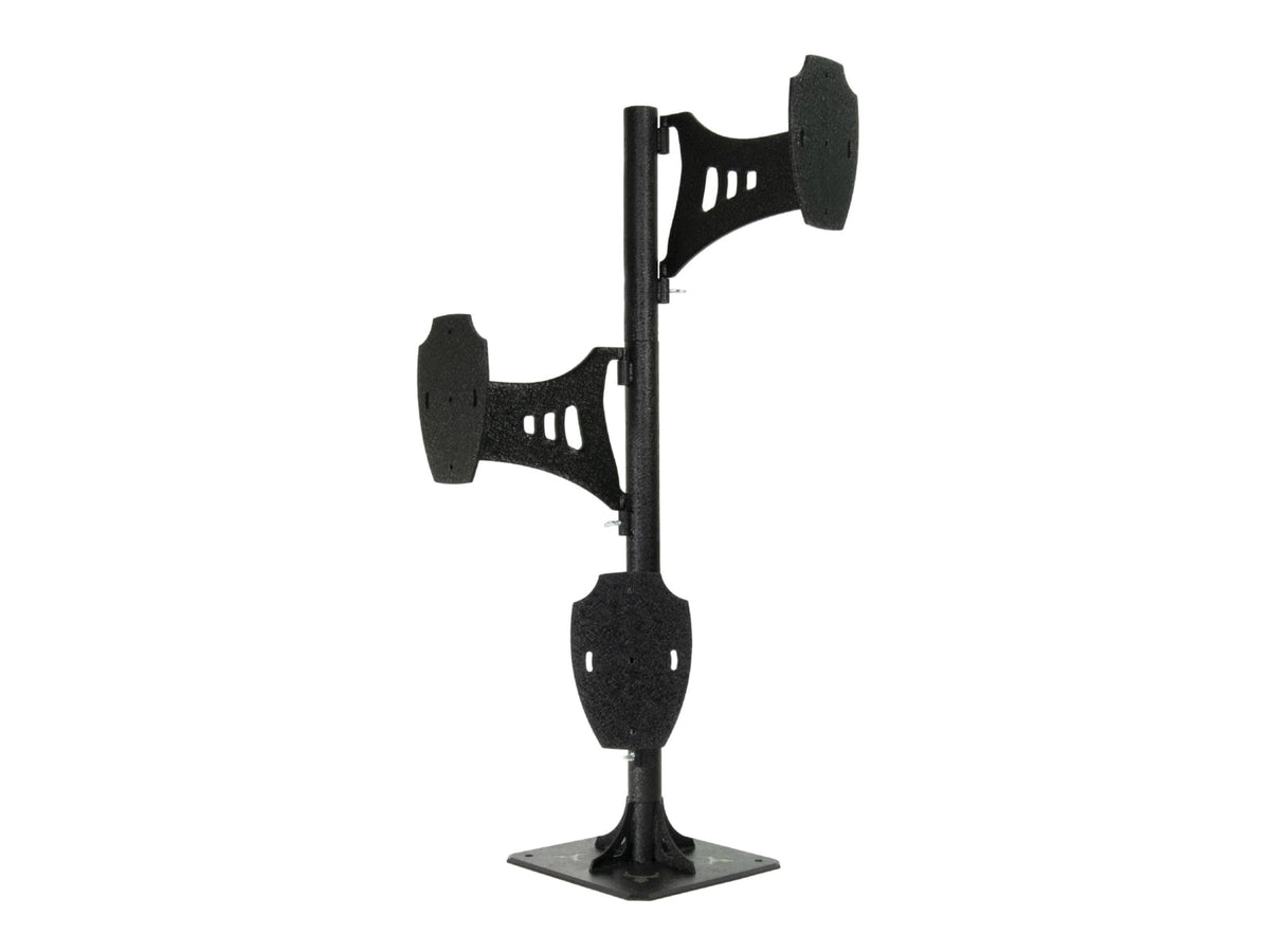 Skull Hooker Trophy Tree Shoulder Pedestal Mount Black SKH-STTSM-BLK
