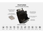SLNT Lifestyle Faraday Sling Bag Black One Size