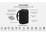 SLNT Submersible Faraday Backpack USA Berry Compliant Black 23L SP-DFT-BPB