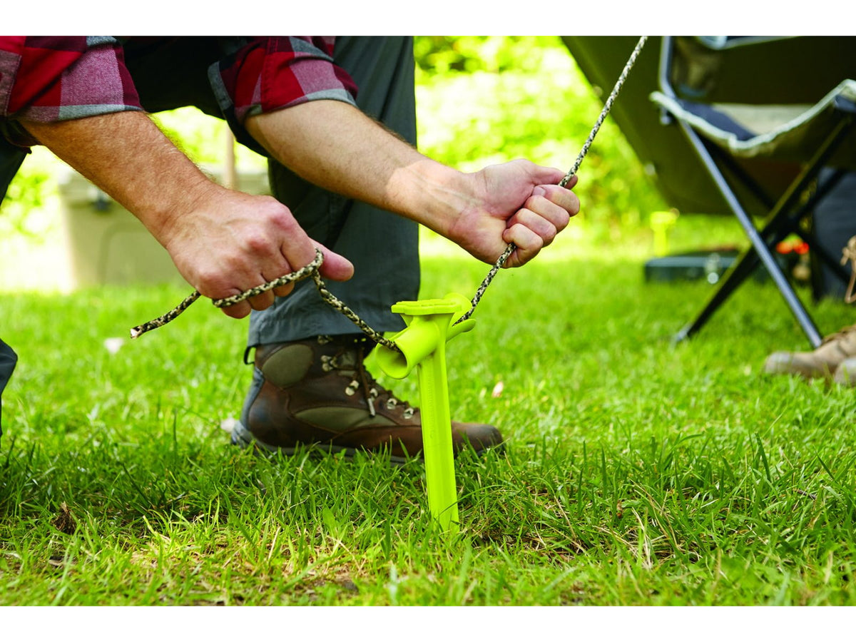 SlotLock 9 inch Anchoring 4-Stake Kit Green SL9-4B