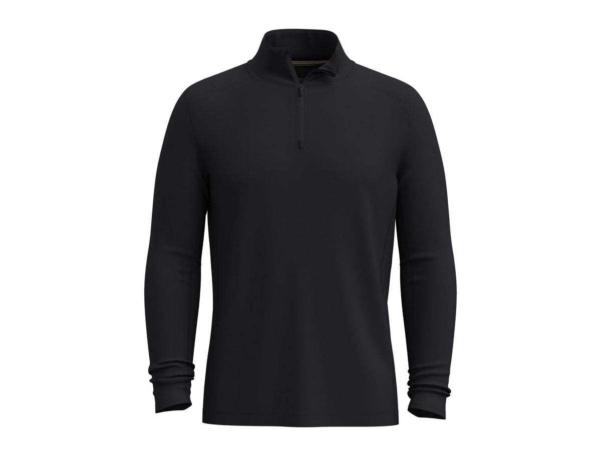 Smartwool Active 1/4 Zip Top - Men's Black 2XL