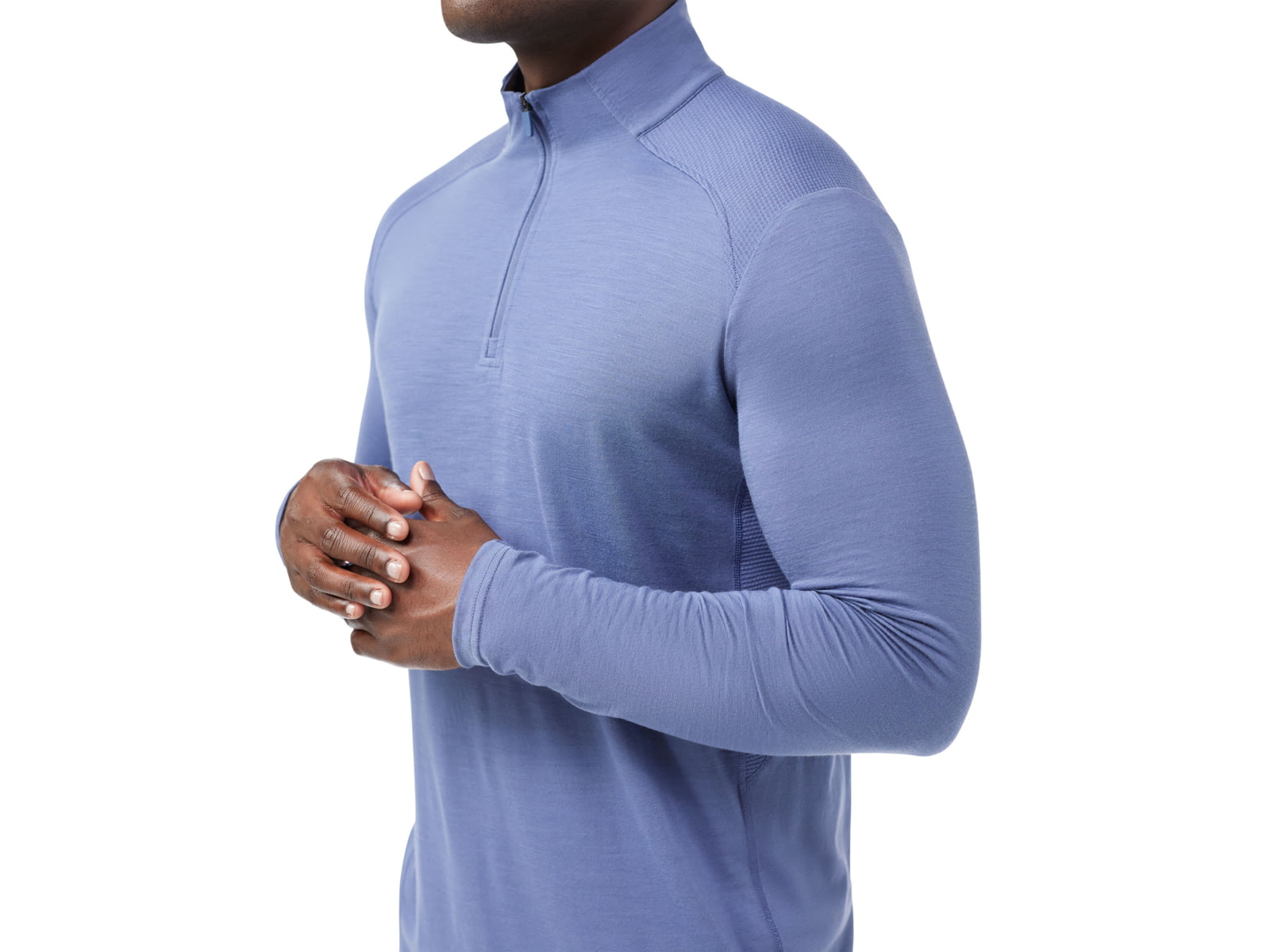 Smartwool Active 1/4 Zip Top - Men's Black 2XL