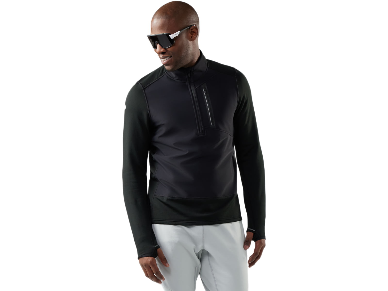 Smartwool Active Fleece Wind 1/2 Zip - Men's Black