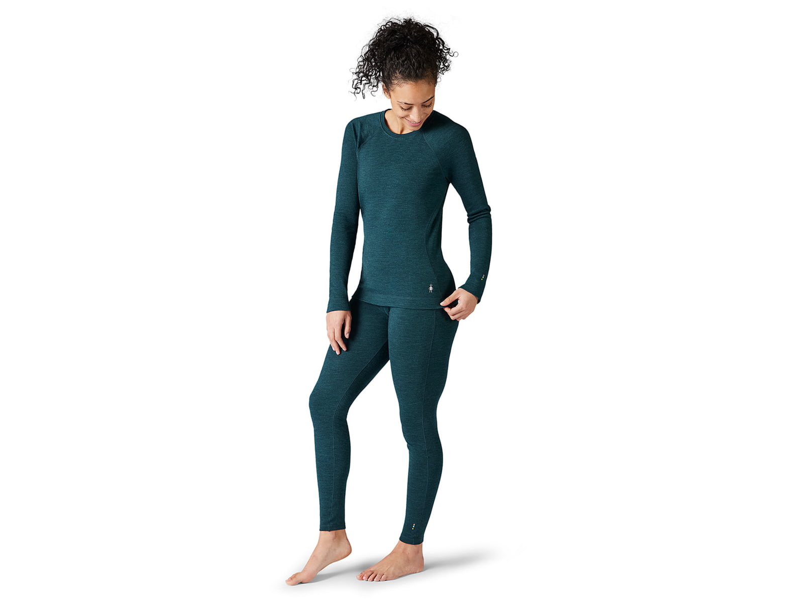 Smartwool Classic Thermal Merino Base Layer Crew - Women's Mink Heather Large