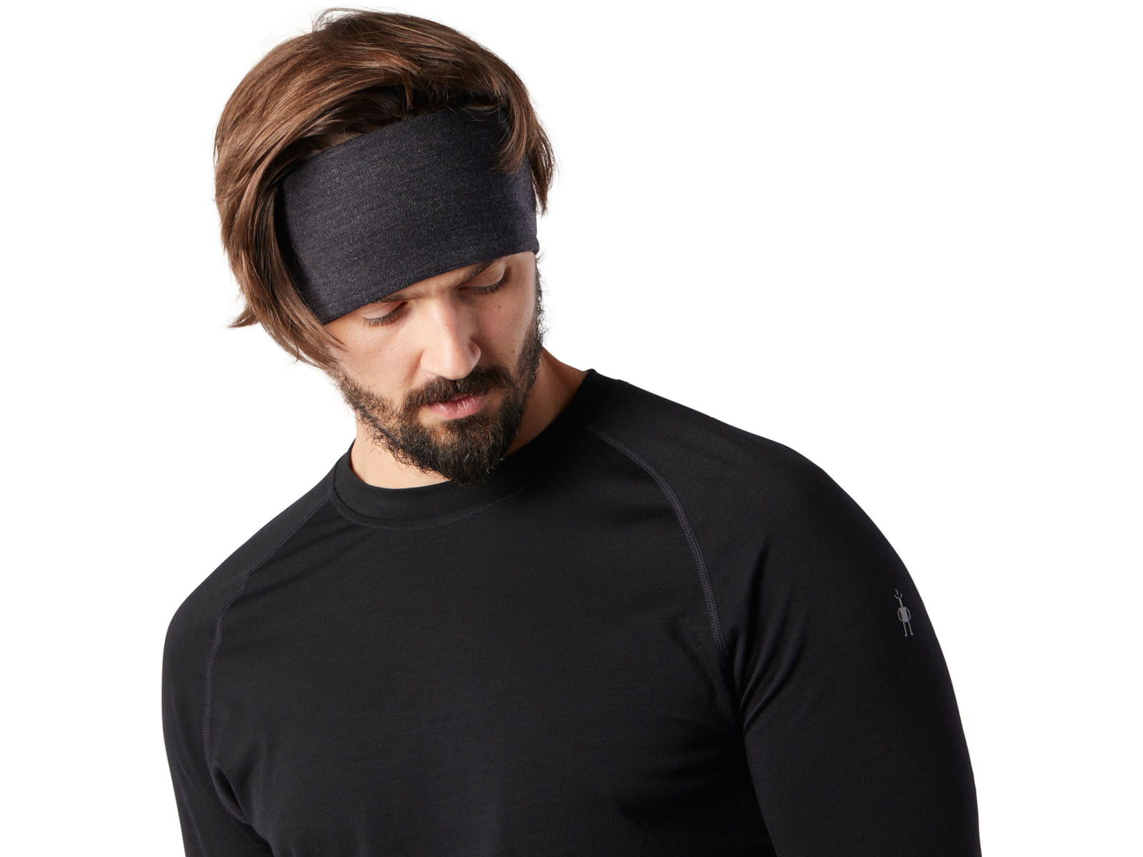 Smartwool Merino 250 Reversible Headband Black/Charcoal Heater 1FM
