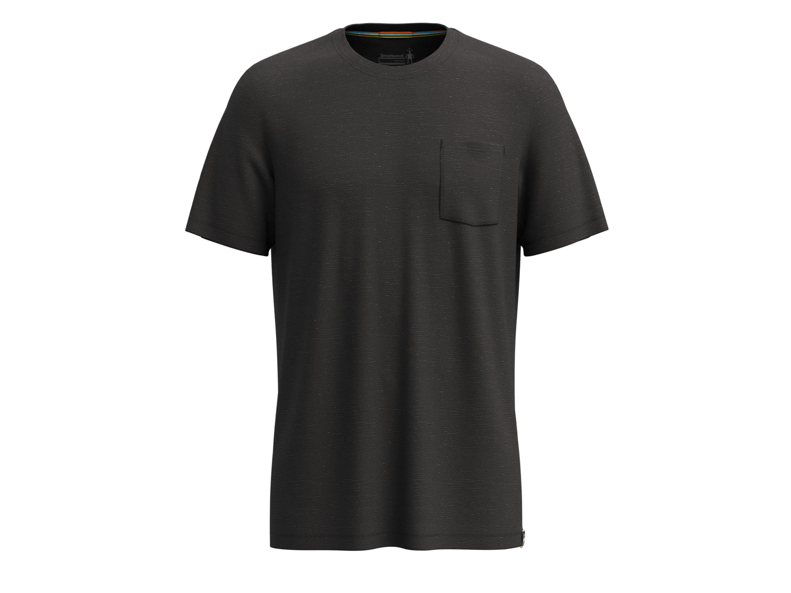 Smartwool Merino Hemp Blend Short Sleeve Pocket Tee - Men's Black Heather Small