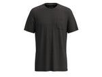 Smartwool Merino Hemp Blend Short Sleeve Pocket Tee - Men's Black Heather Small