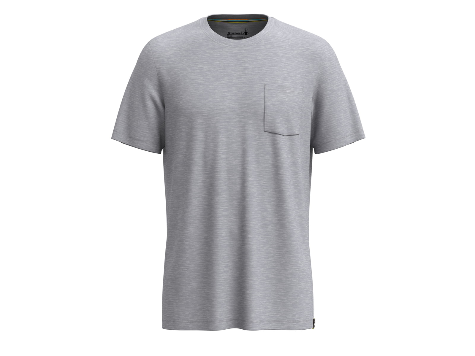 Smartwool Merino Hemp Blend Short Sleeve Pocket Tee - Men's Black Heather Small
