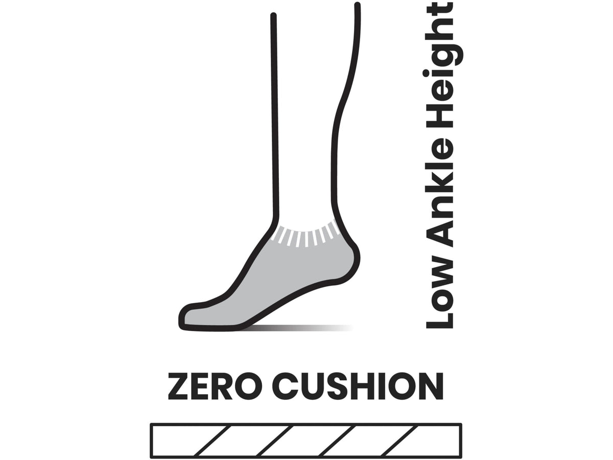 Smartwool Run Zero Cushion Low Ankle Socks - Women's