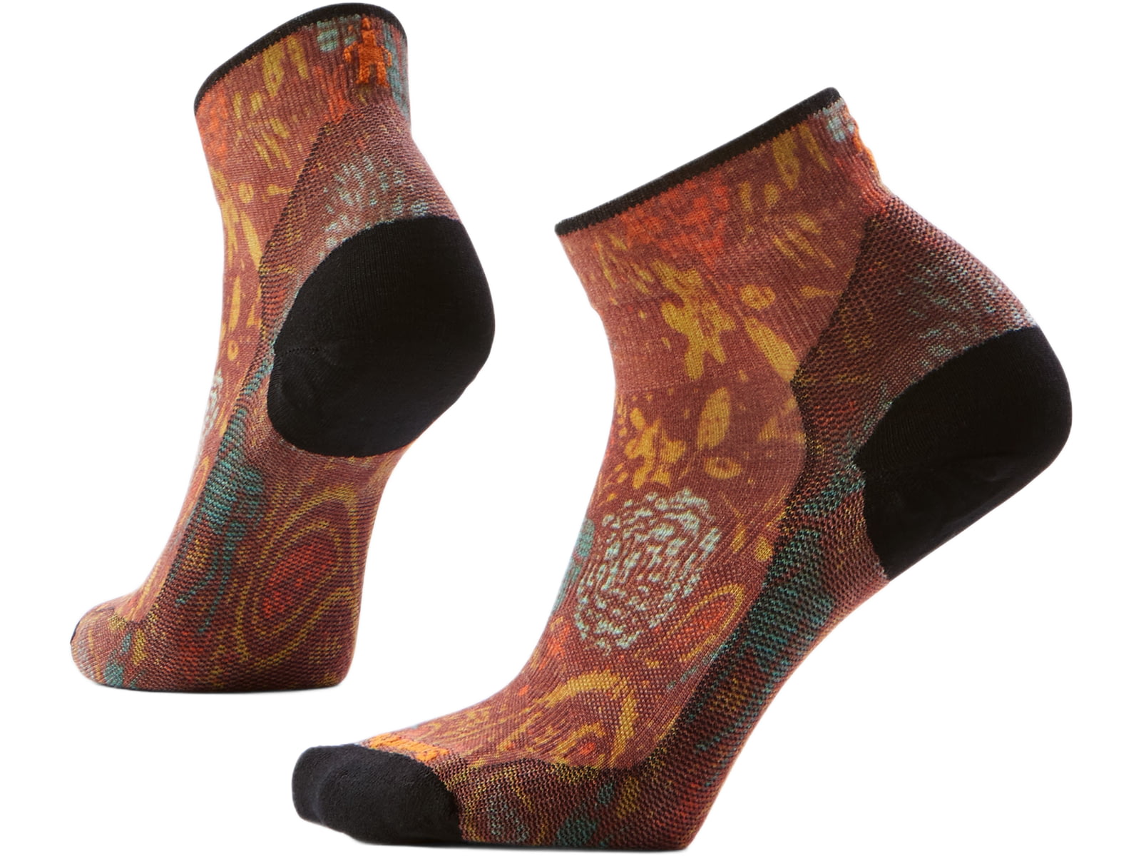 Smartwool Bike Zero Cushion Paisley Print Ankle Socks - Women's