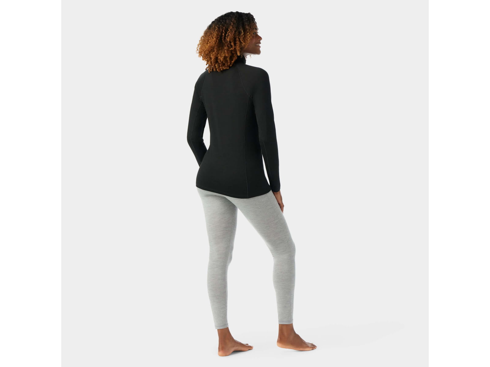 Smartwool Classic All-Season 1/4 Zip Merino Base Layer - Women's Black