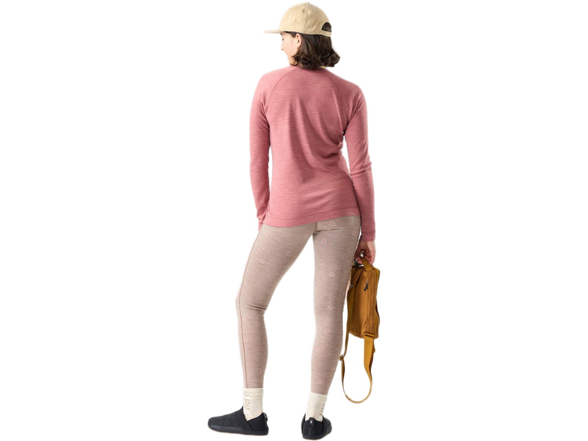 Smartwool Classic Thermal Merino Base Layer Crew - Women's Mink Heather Large