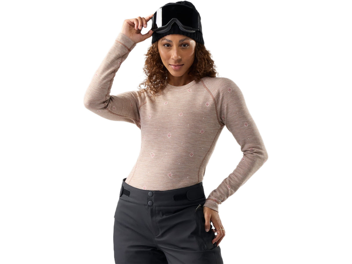 Smartwool Classic Thermal Merino Base Layer Crew - Women's Mink Heather Large