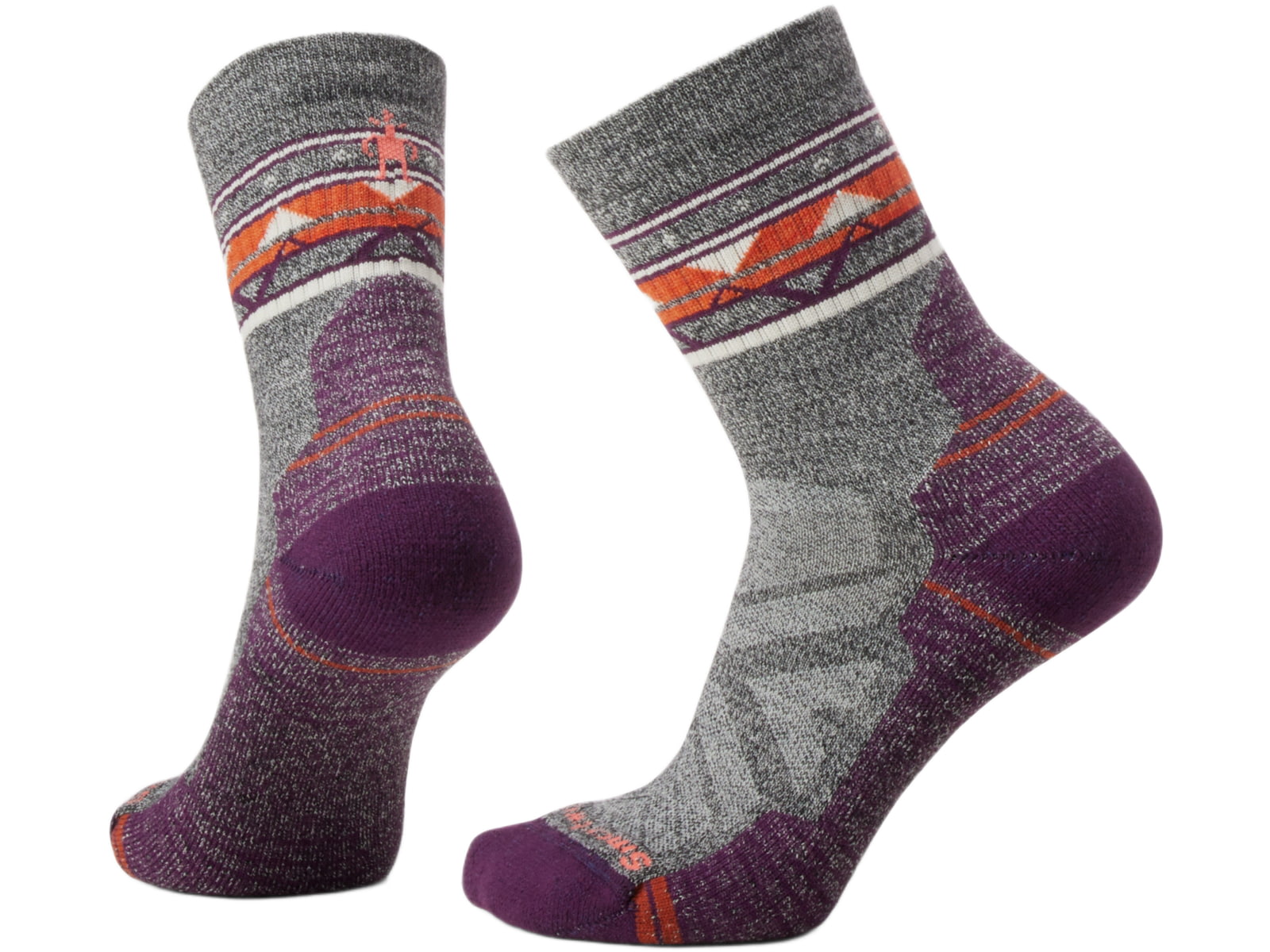 Smartwool Hike Light Cushion Zig Zag Valley Mid Crew Socks - Women's
