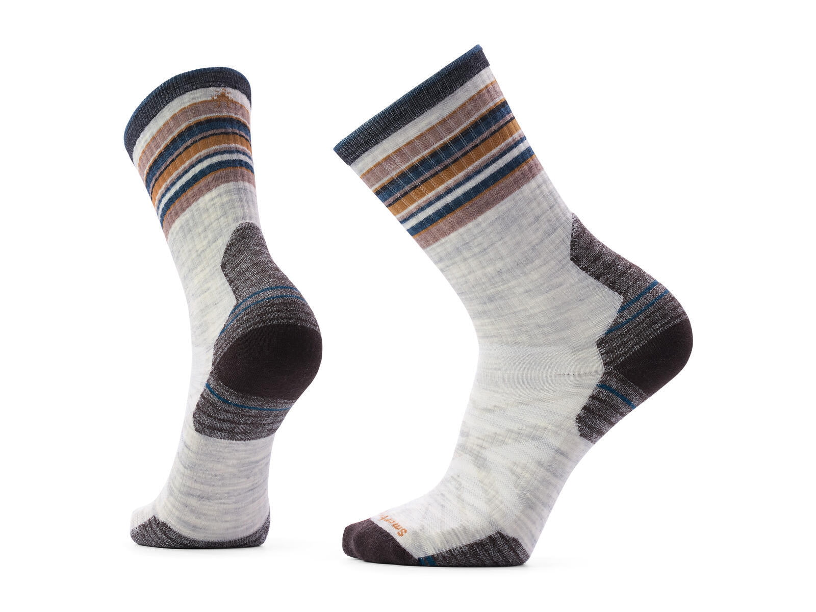Smartwool Hike Targeted Cushion Striped Crew Socks - Men's