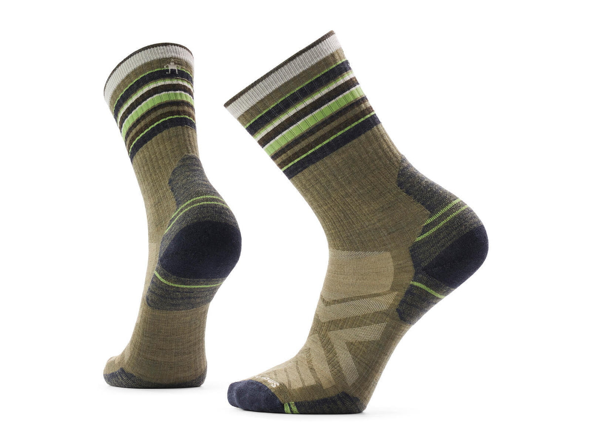 Smartwool Hike Targeted Cushion Striped Crew Socks - Men's