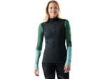 Smartwool Intraknit Thermal Merino Base Layer Colorblock 1/4 Zip - Women's