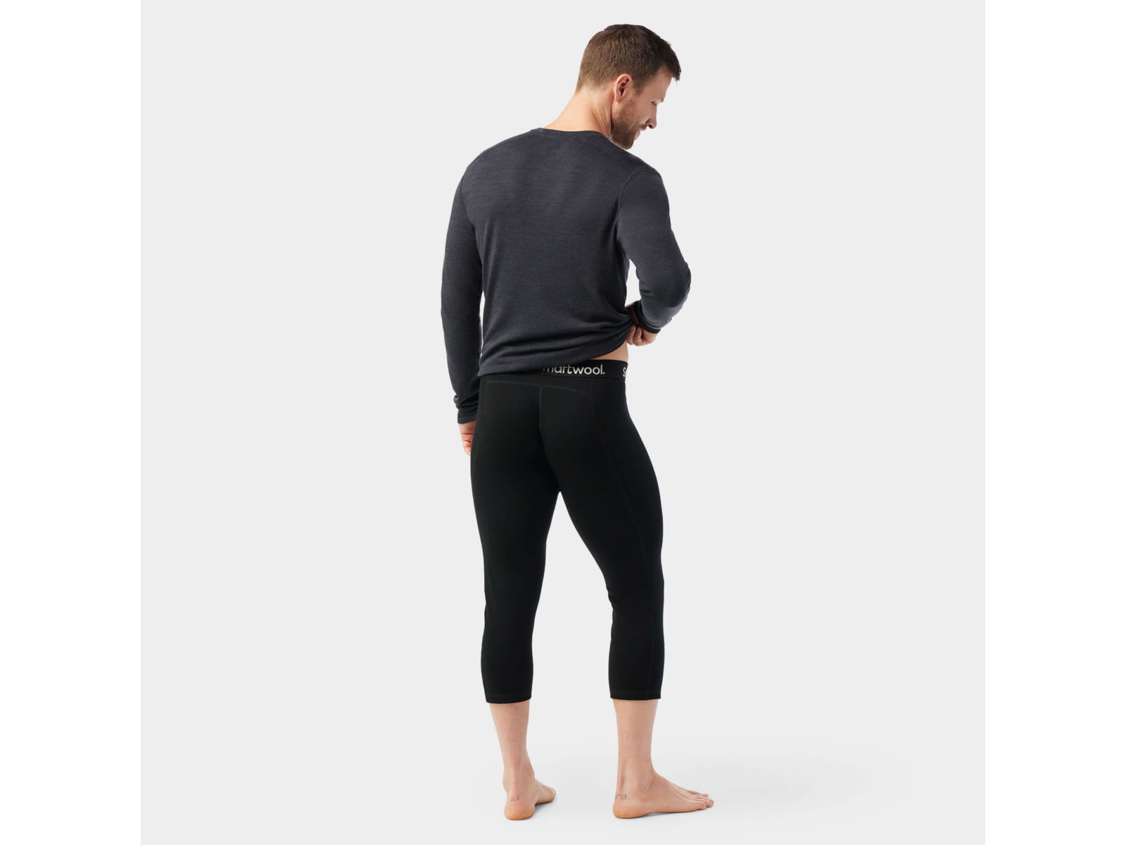 Smartwool Merino 250 Baselayer 3/4 Bottom - Men's Black