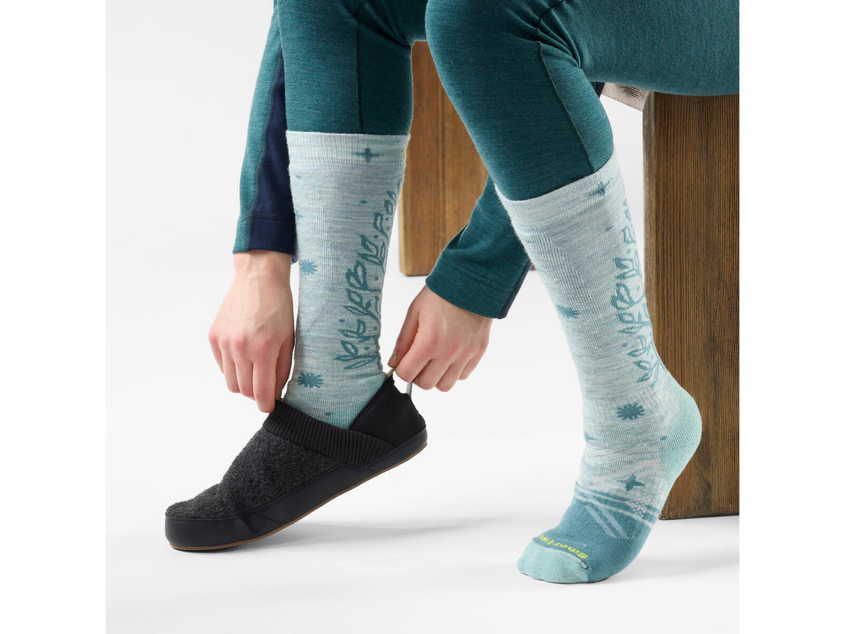Smartwool Ski Full Cushion Ice Blossom OTC Socks - Women's