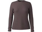 Smartwool Thermal Merino Rib Crew - Women's Mink/Chalk Violet Heather