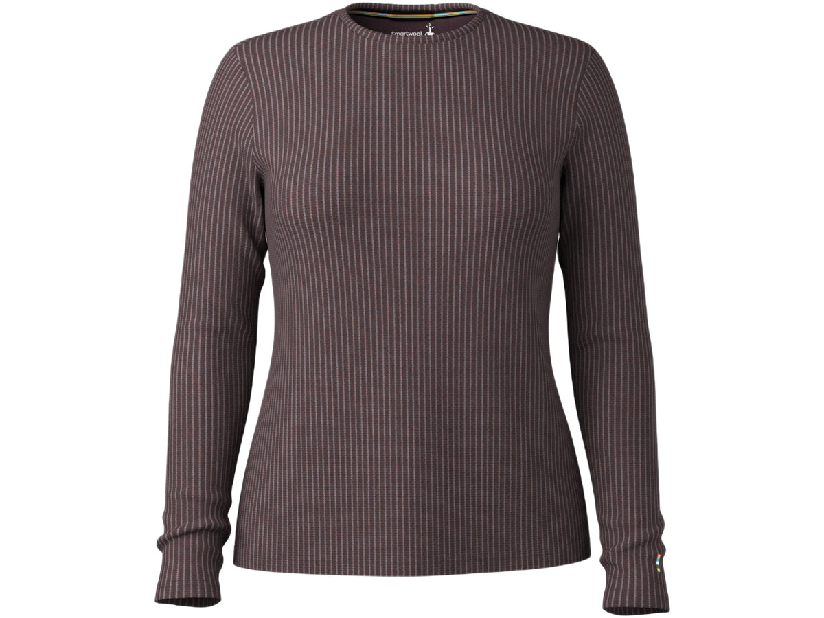 Smartwool Thermal Merino Rib Crew - Women's Mink/Chalk Violet Heather