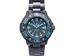 Smith and Wesson Diver Watch w/ Metal and Rubber Strap Black/Blue SWW-900-BLU
