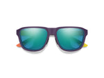 Smith Embark Sunglasses Purple/Cinder/Hi Viz Frame ChromaPop Polarized Opal Mirror Lens