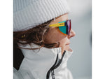 Smith Embark Sunglasses Purple/Cinder/Hi Viz Frame ChromaPop Polarized Opal Mirror Lens