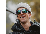 Smith Embark Sunglasses Purple/Cinder/Hi Viz Frame ChromaPop Polarized Opal Mirror Lens