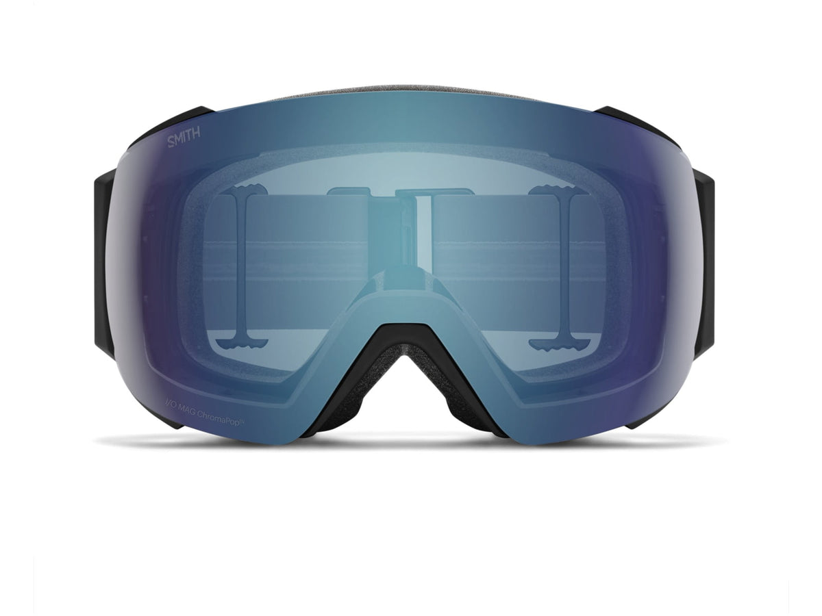 Smith I/O Mag Goggle MAG Series Black ChromaPop Everyday Blue Mirror Lens