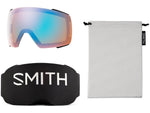 Smith I/O Mag Goggle MAG Series Black ChromaPop Everyday Blue Mirror Lens