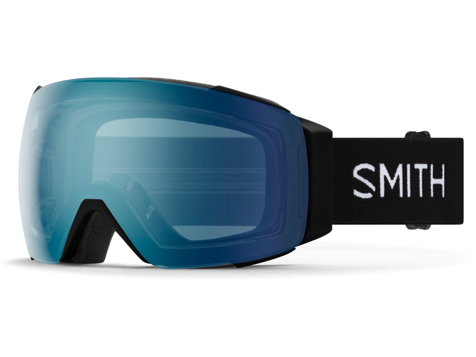 Smith I/O Mag Goggle MAG Series Black ChromaPop Everyday Blue Mirror Lens