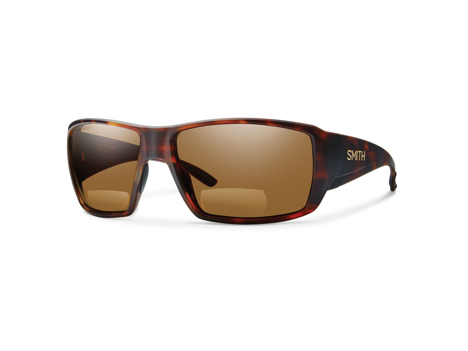 Smith Optics Guide's Choice Bifocals Sunglasses Matte Havana Frame Polarized Brown 2.00 Lens