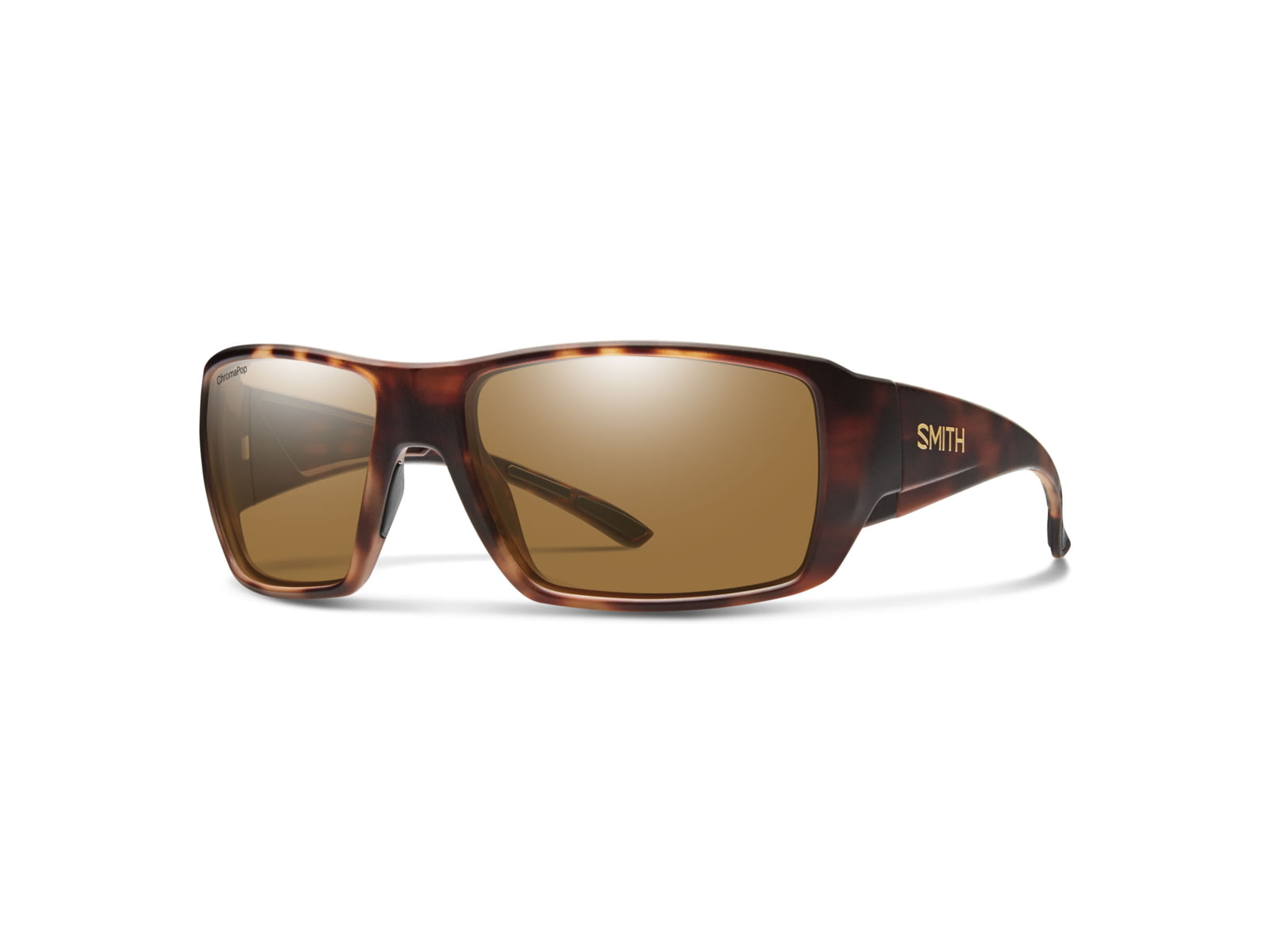 Smith Optics Guide's Choice XL Sunglasses Matte Havana Frame ChromaPop Polarized Brown Lens