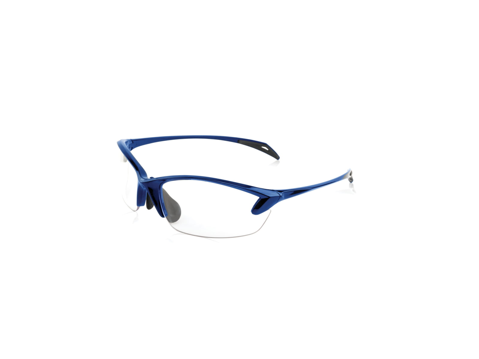 Smith & Wesson Commander Shooting Glasses - Women's Half Frame Blue Clear 110272