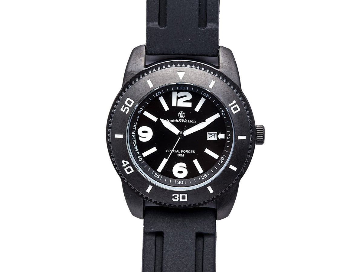 Smith & Wesson Paratrooper Watch - Rubber Band Round Dial SWW-5983 SWW-5983