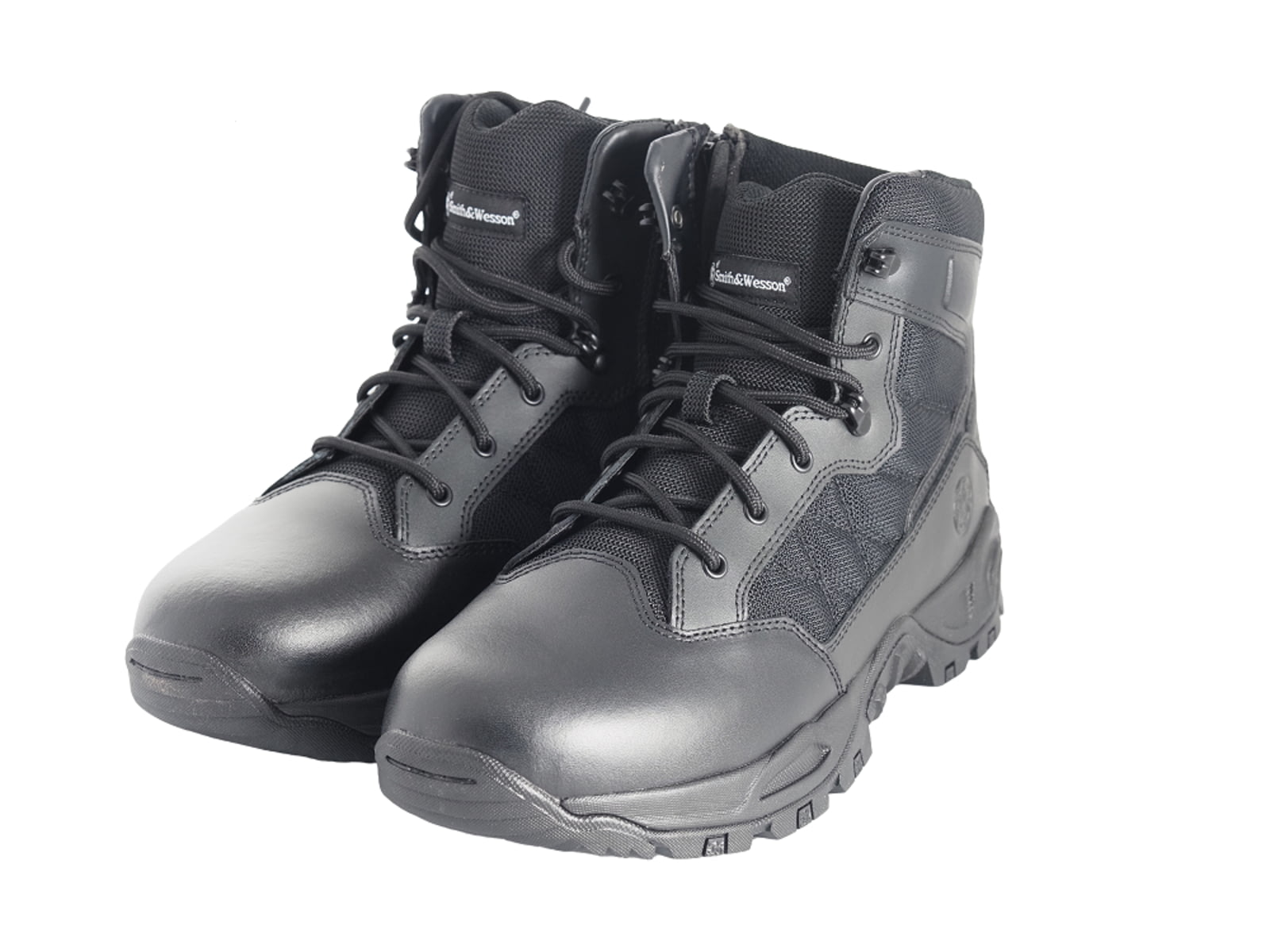 Smith & Wesson Scout 6in Hot Weather Side-Zip Boots - Mens Black 14 US Wide SWB203001-100-14W