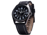 Smith & Wesson The Civilian Watch - Leather Strap Round Dial SWW-6063 SWW-6063