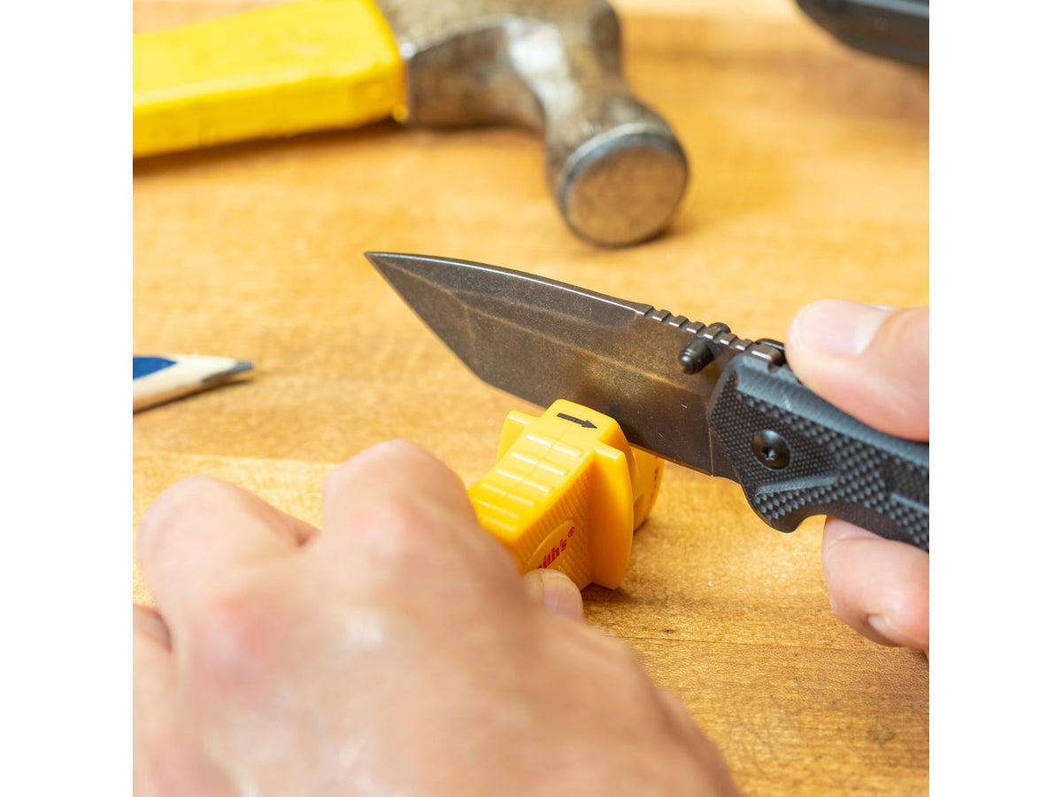 Smiths Edgework-Site Utility Knife Sharpener Yellow SP-51219