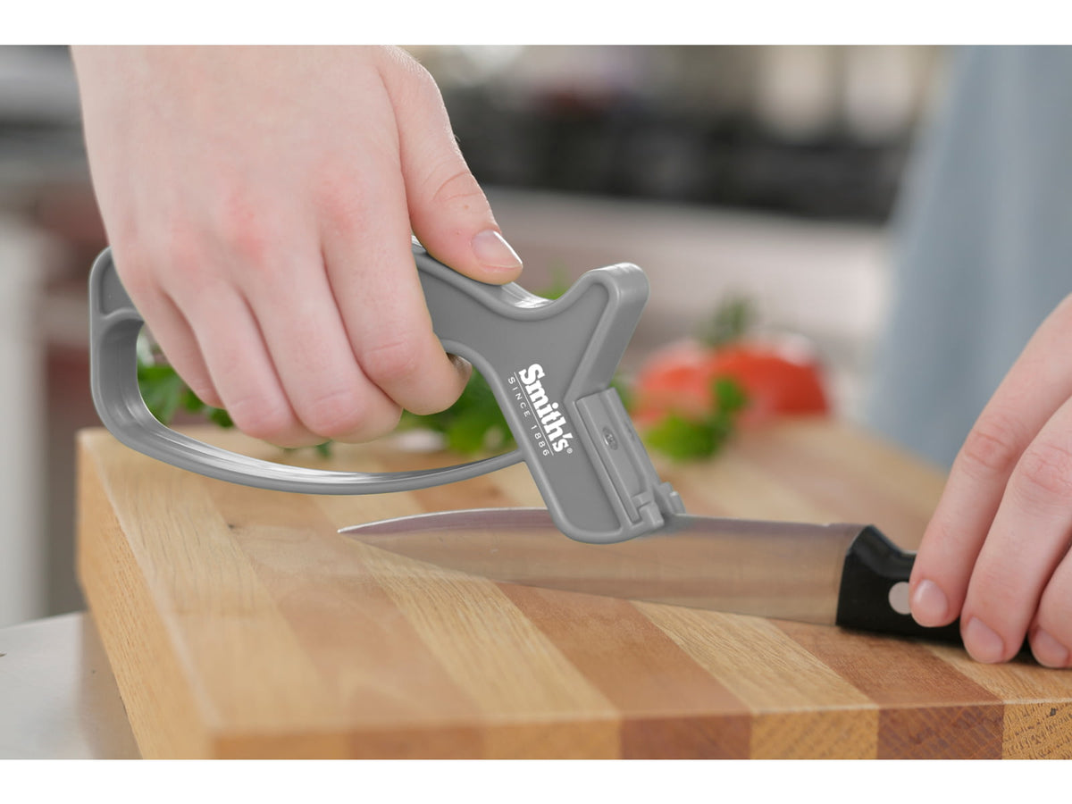 Smiths JIFF 10-Second Knife & Scissors Sharpener 1500 Grit Gray SP-51110