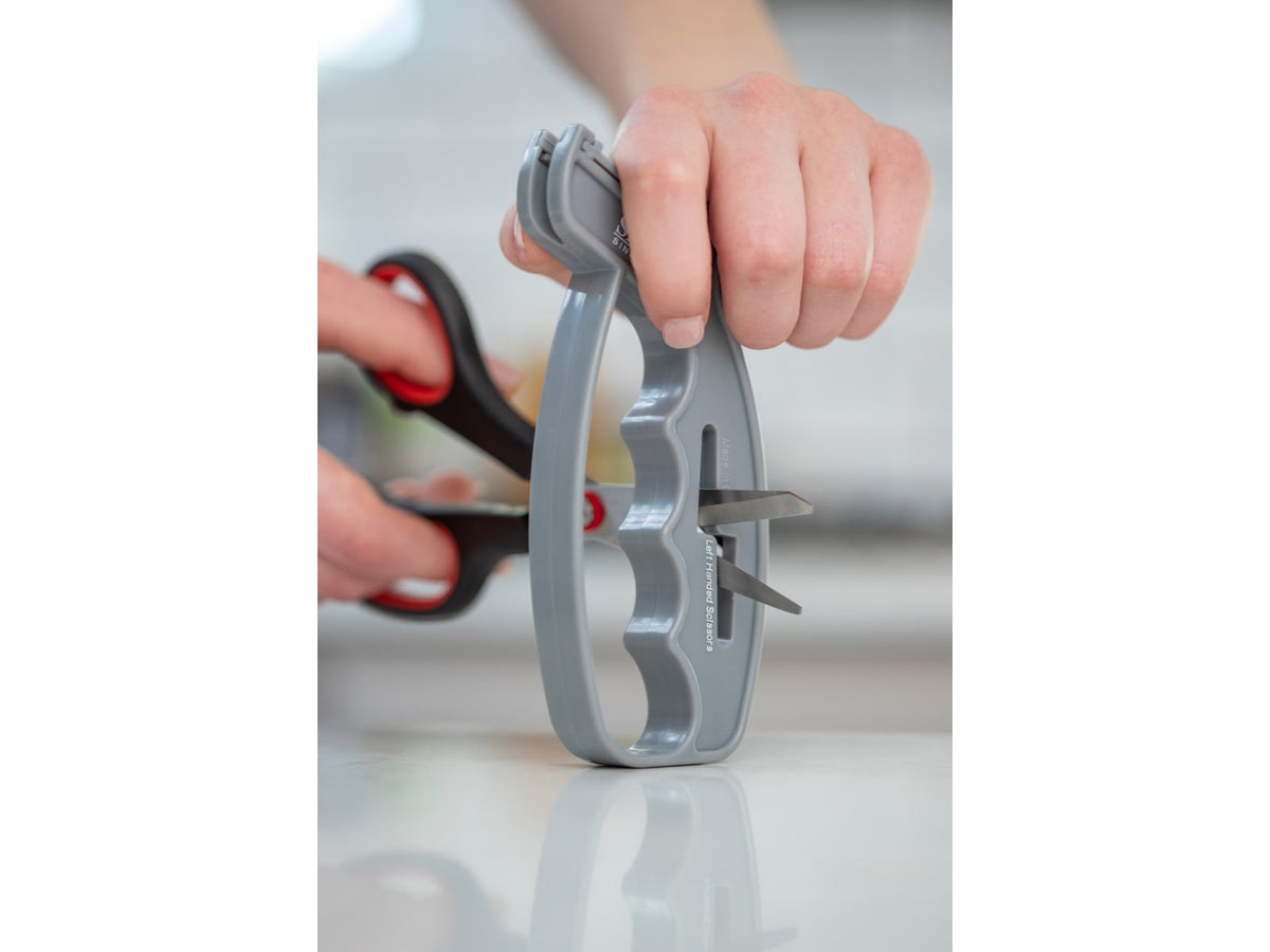 Smiths JIFF 10-Second Knife & Scissors Sharpener 1500 Grit Gray SP-51110