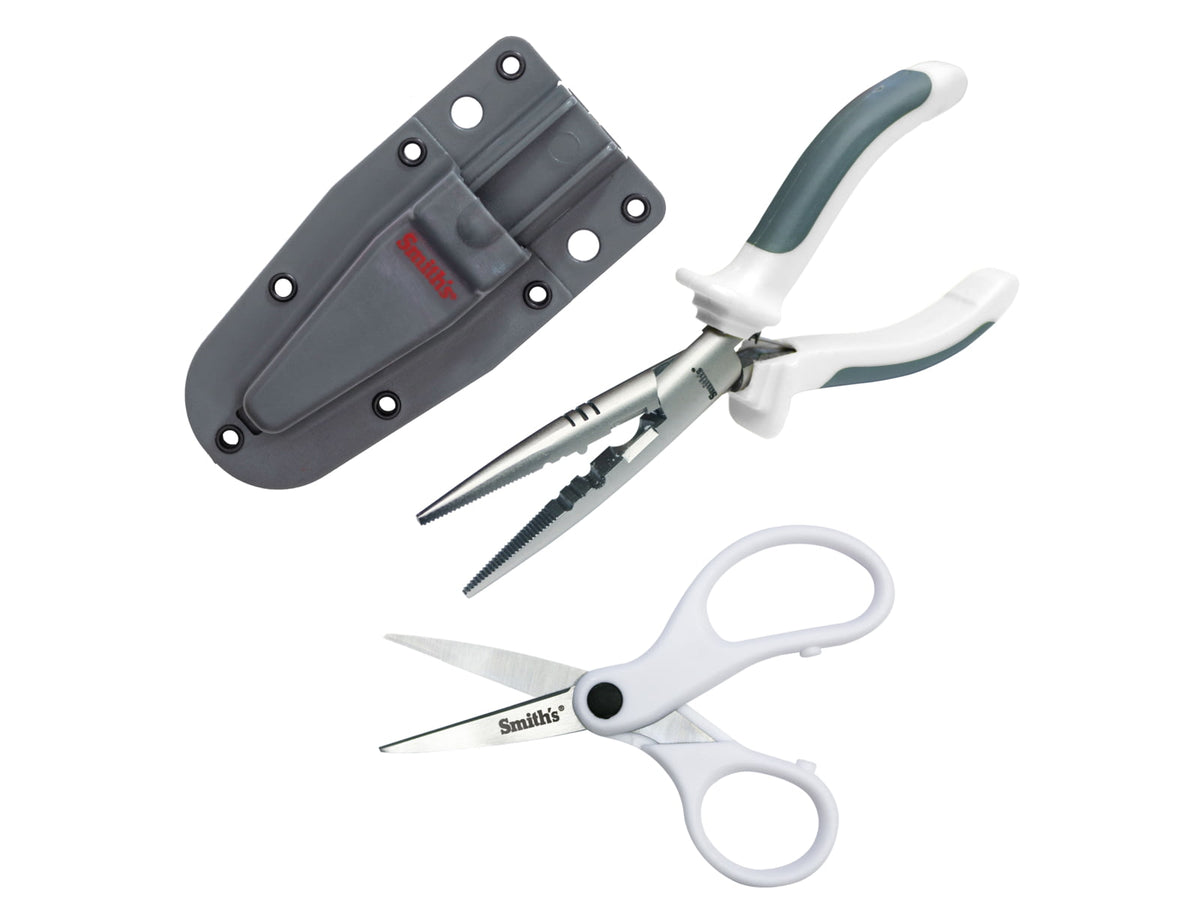 Smiths Lawaia Pliers And Scissors Combo 3 in Gray/White SP-51255