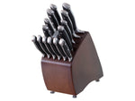 Smiths Saber Knife Set w/ Sharpener - 16 Pcs Black SP-50978